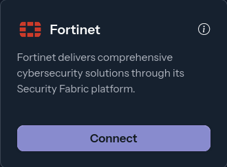 Fortinet Integration Card